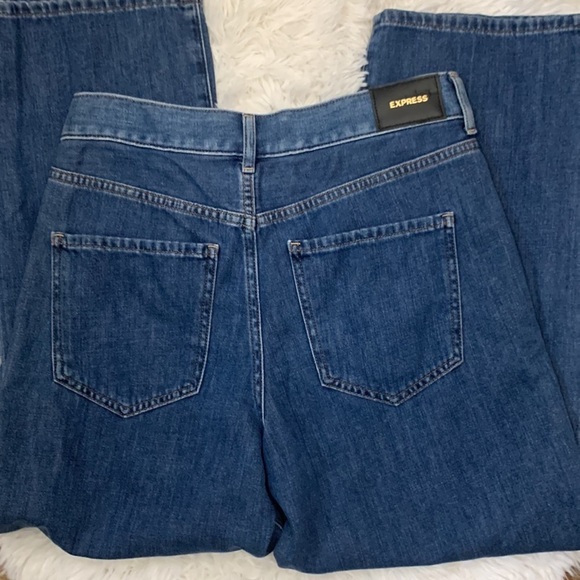 Express Wide Leg High Rise Jeans- NWT - Picture 8 of 13